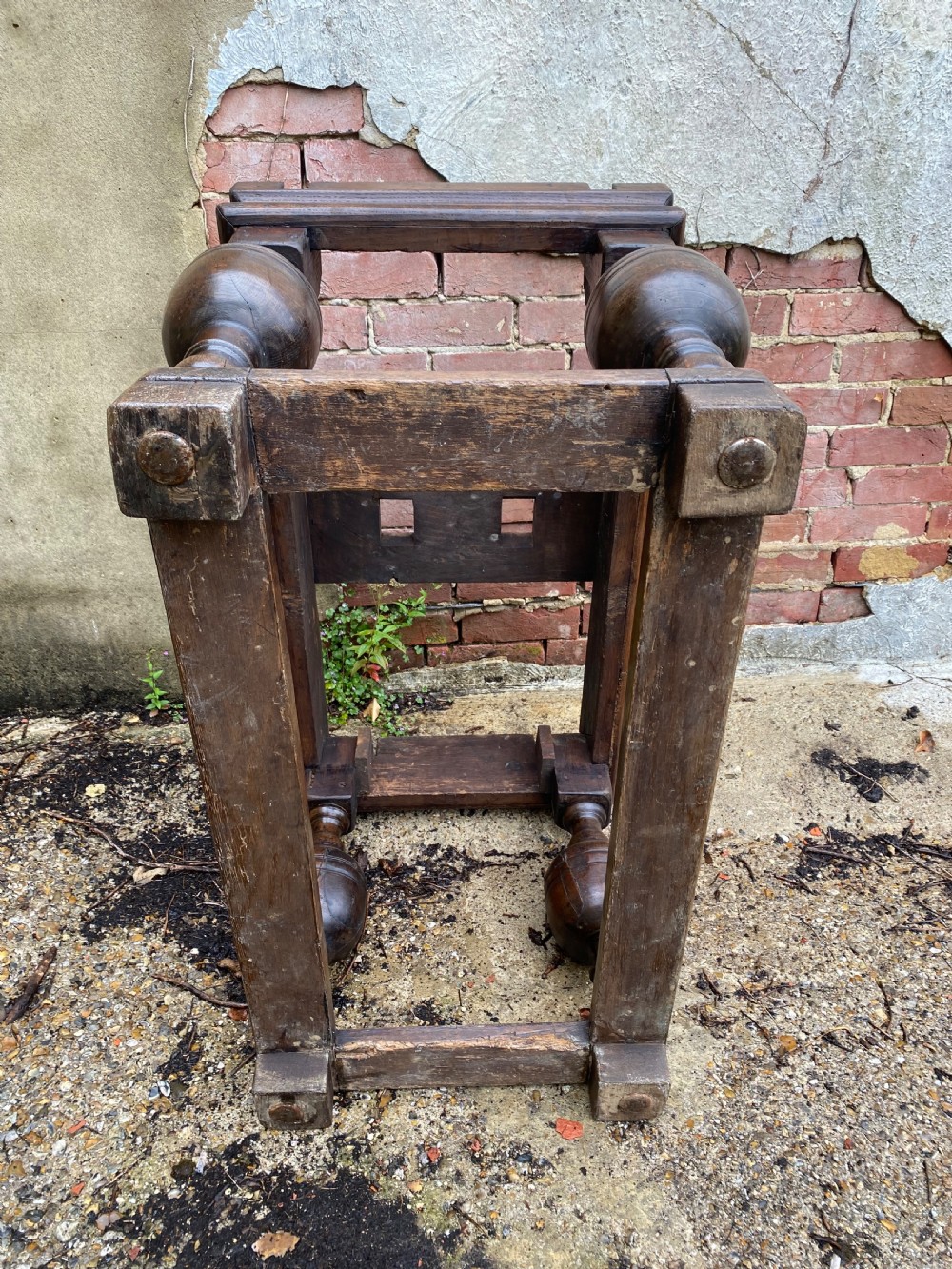 Antique Oak Draw Leaf Table View XX