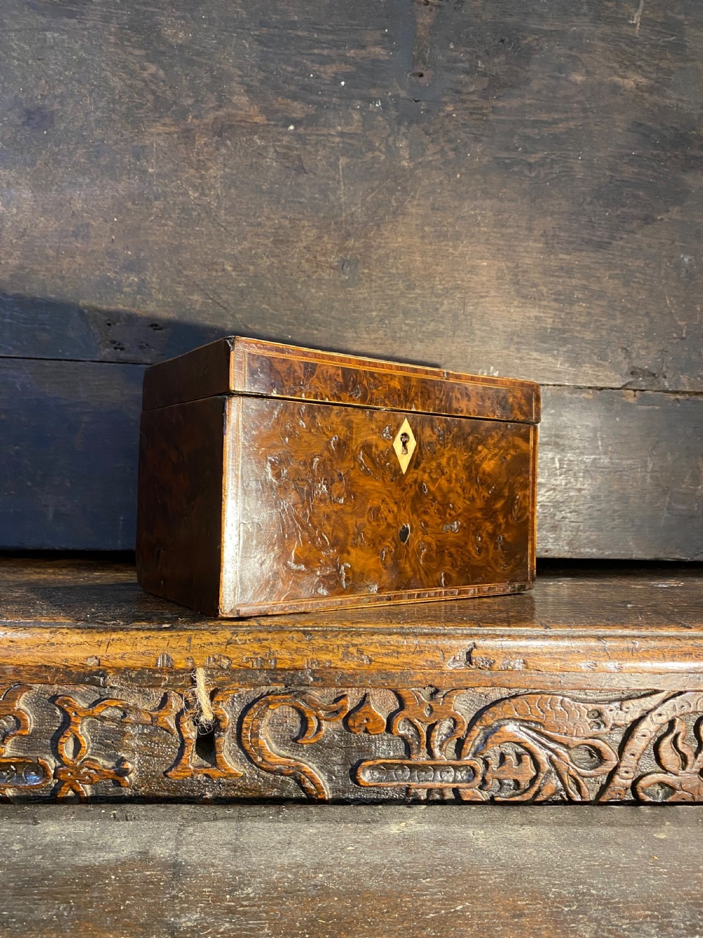 Georgian Burr Wood Box