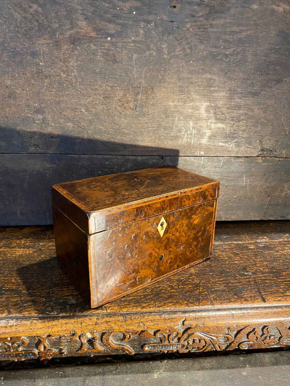 Georgian Burr Wood Box View III