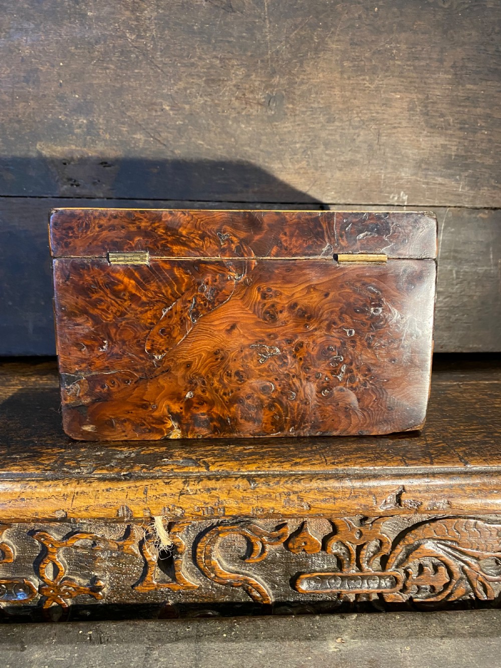 Georgian Burr Wood Box View VI
