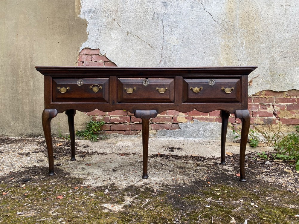 Antique Oak Dresser Base View II