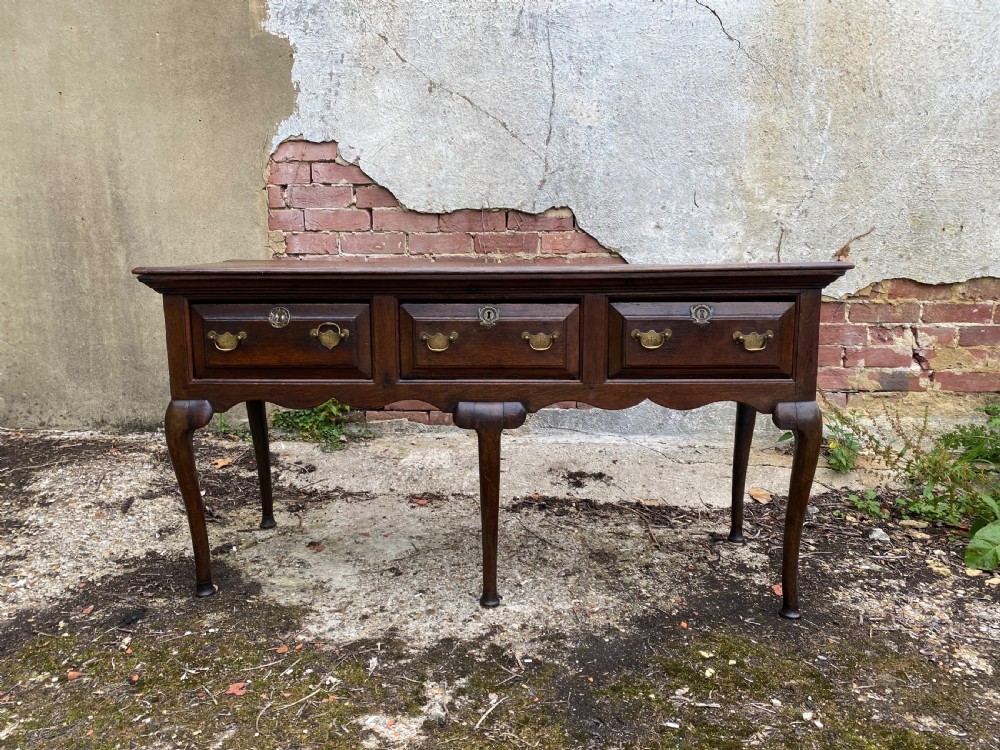 Antique Oak Dresser Base View III