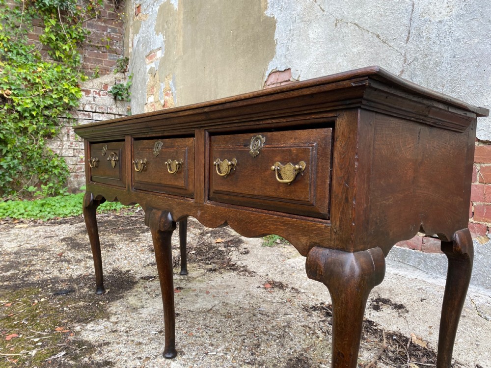 Antique Oak Dresser Base View IV