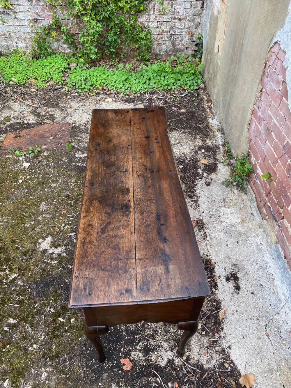 Antique Oak Dresser Base View IX