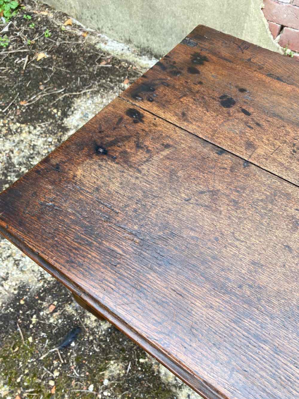 Antique Oak Dresser Base View XI
