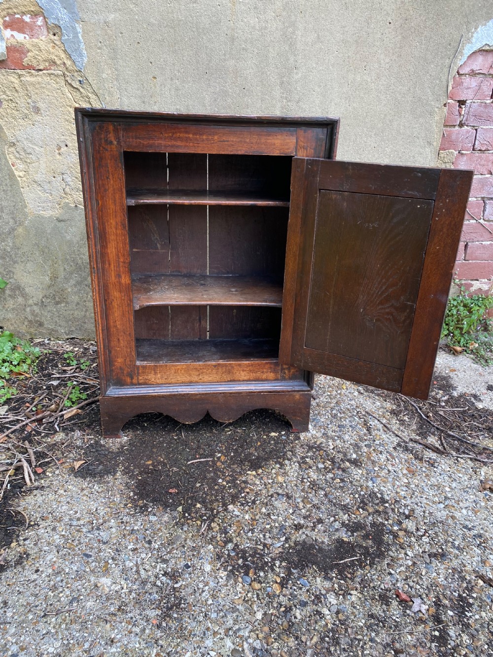 Antique Oak Cupboard  View V