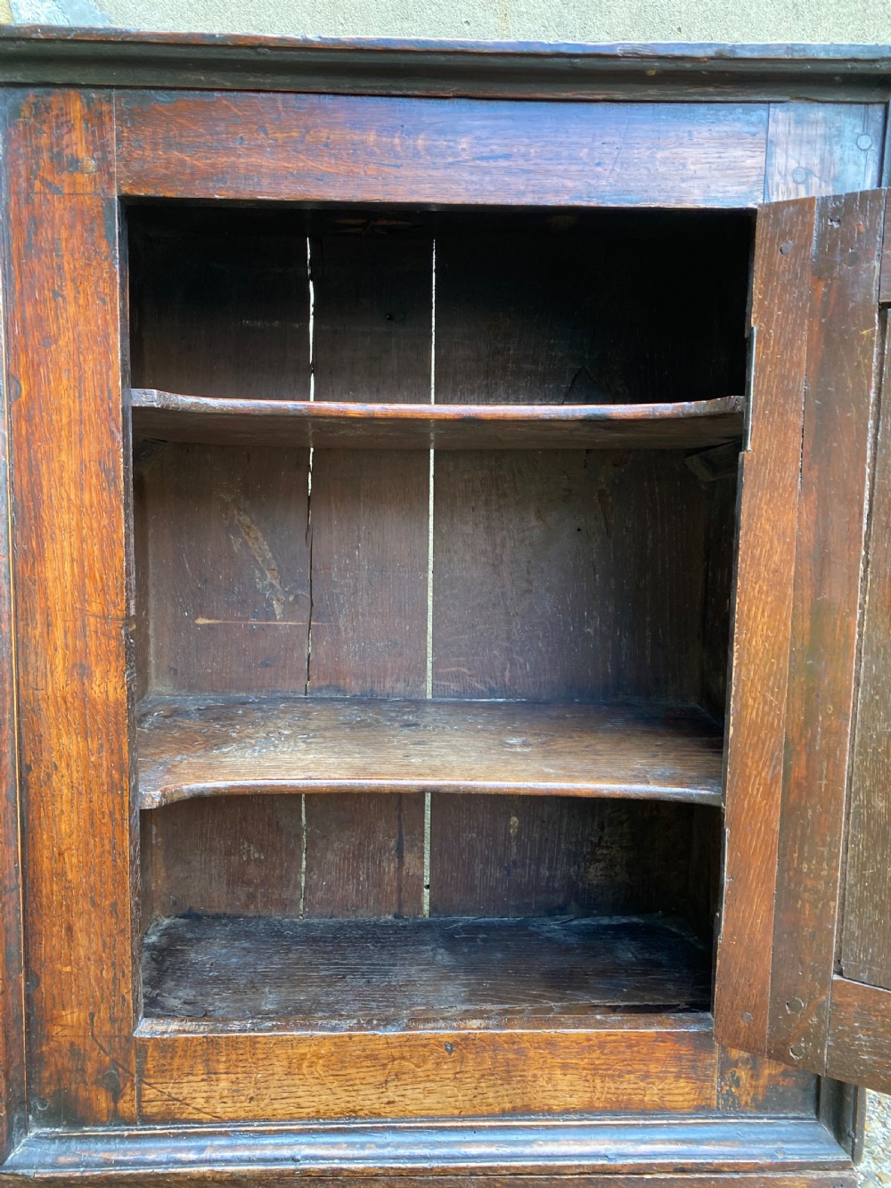 Antique Oak Cupboard  View VI