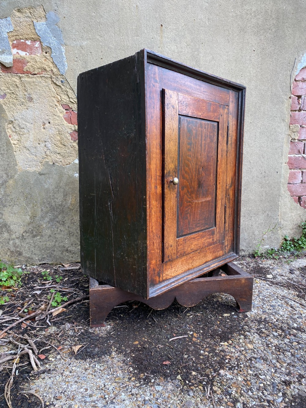 Antique Oak Cupboard  View X