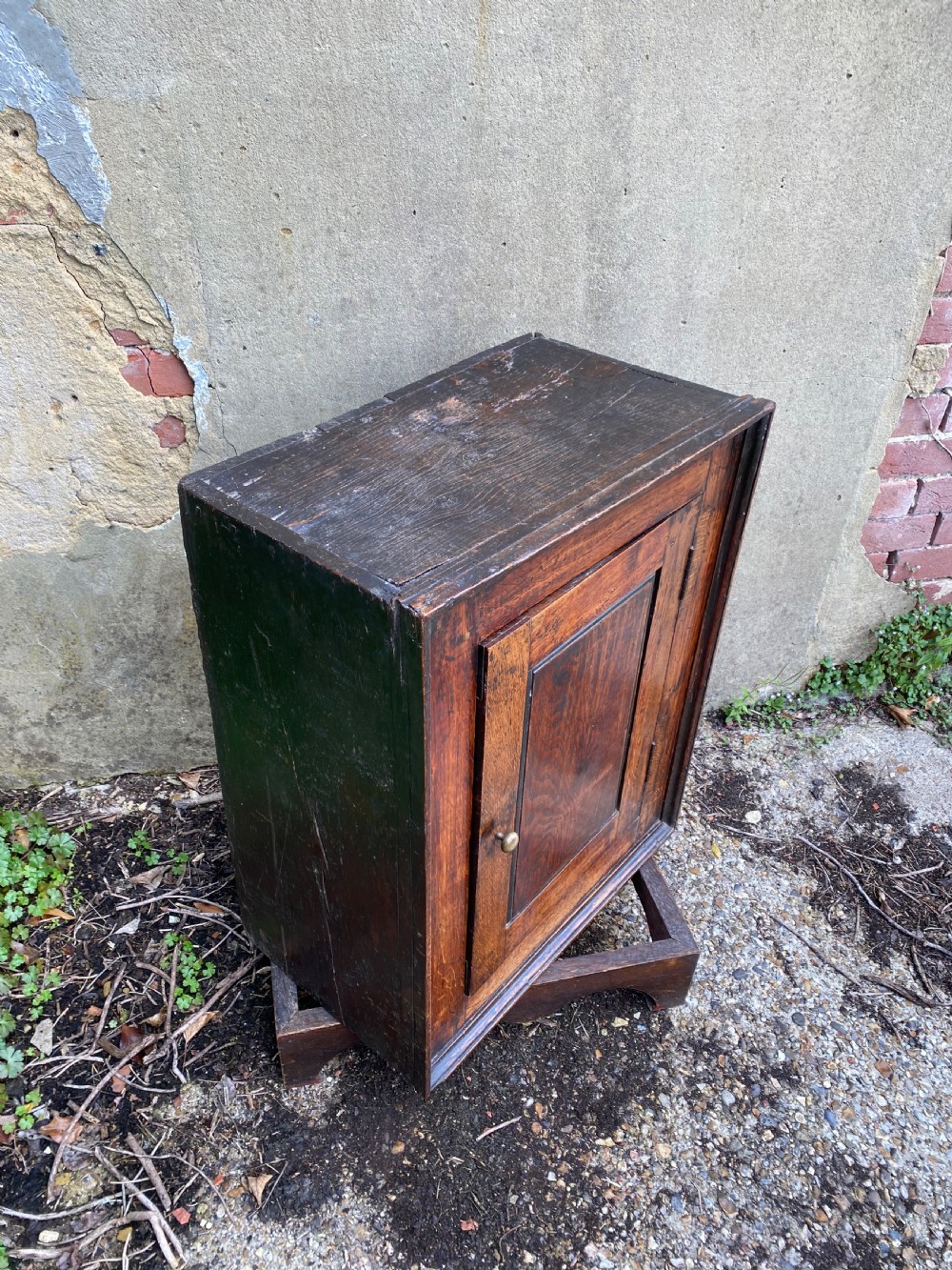 Antique Oak Cupboard  View XI