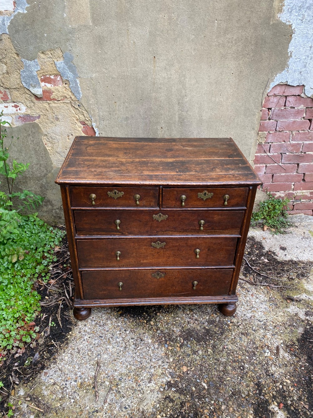 Early Oak Chest of Drawers  View V