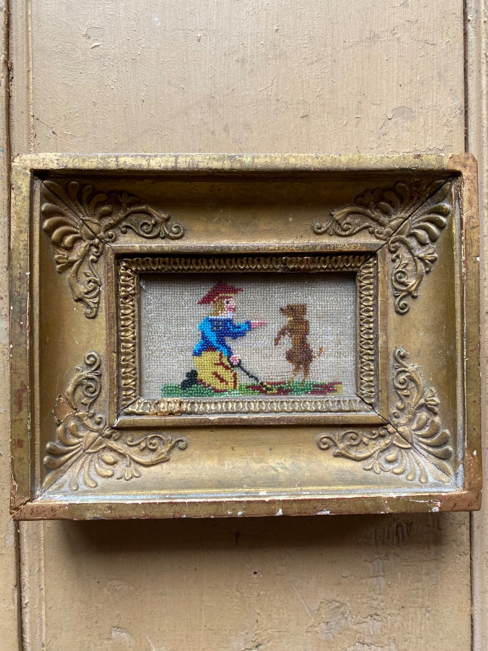 Antique Beadwork Textile