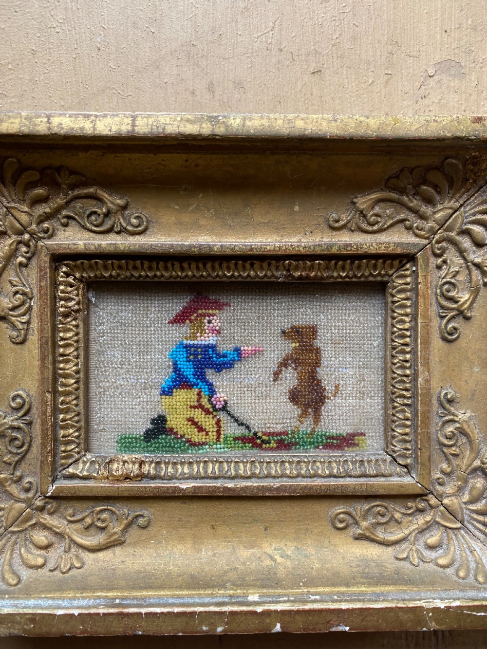 Antique Beadwork Textile View IV