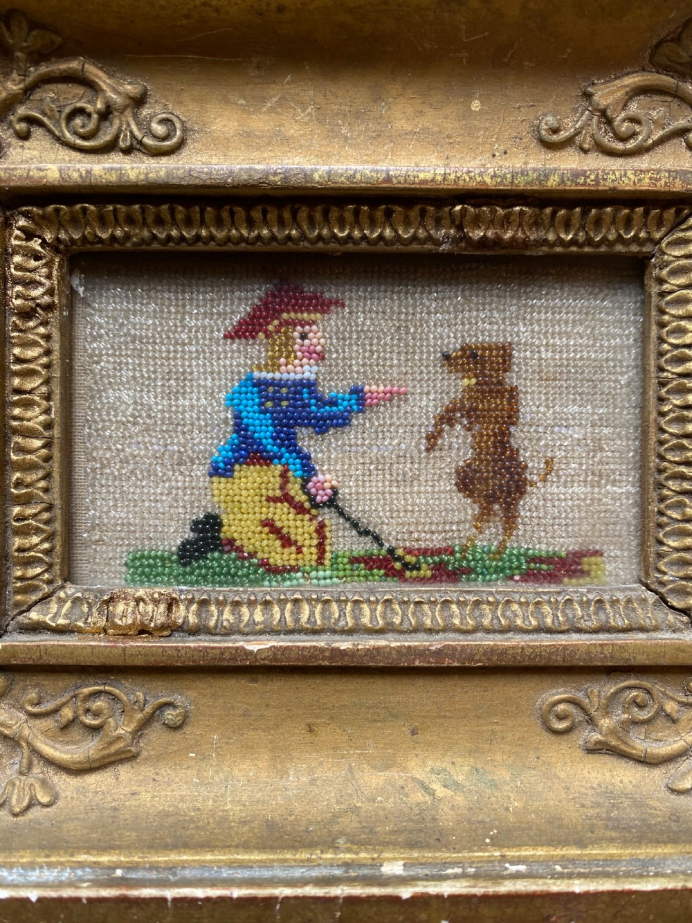 Antique Beadwork Textile View V