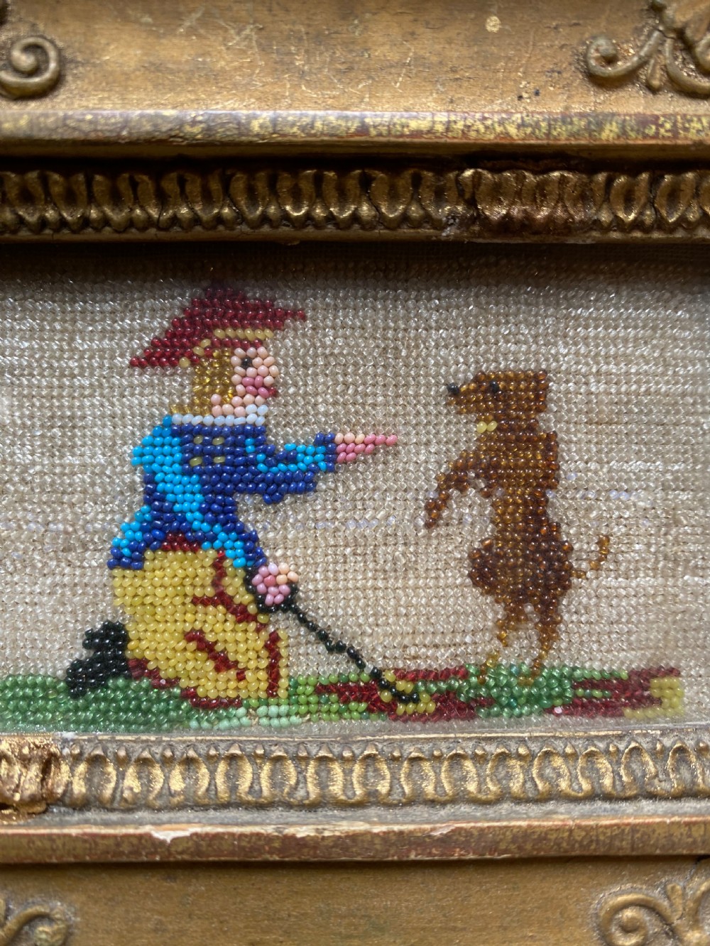 Antique Beadwork Textile View VI