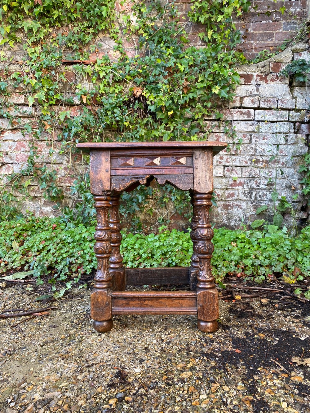 Antique Joint Stool View II