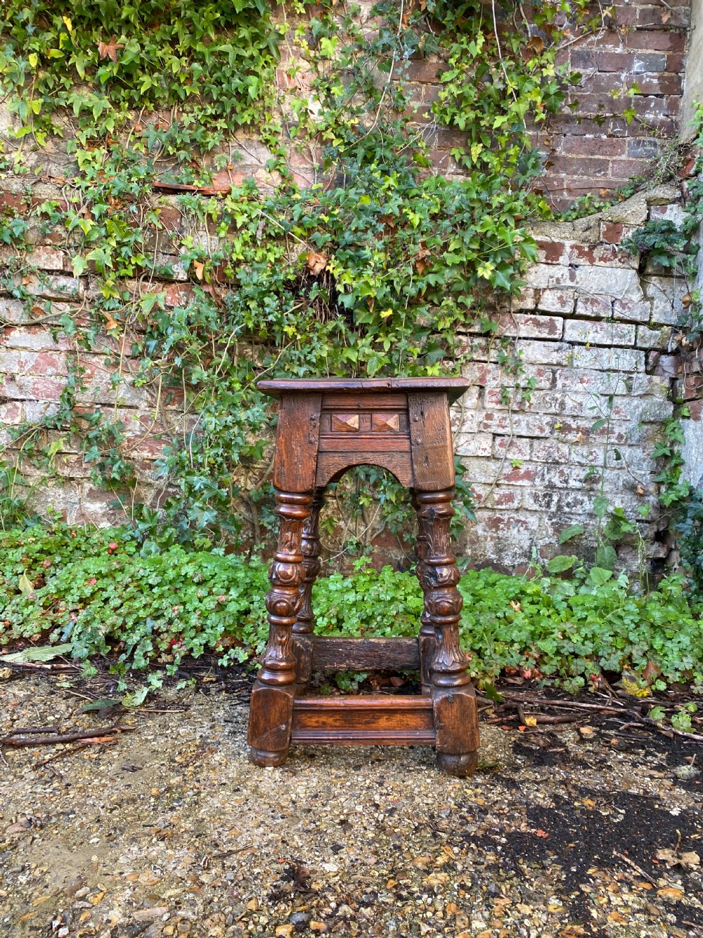 Antique Joint Stool View III