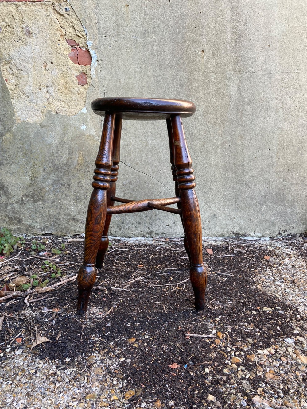 Antique Country Stool View IV
