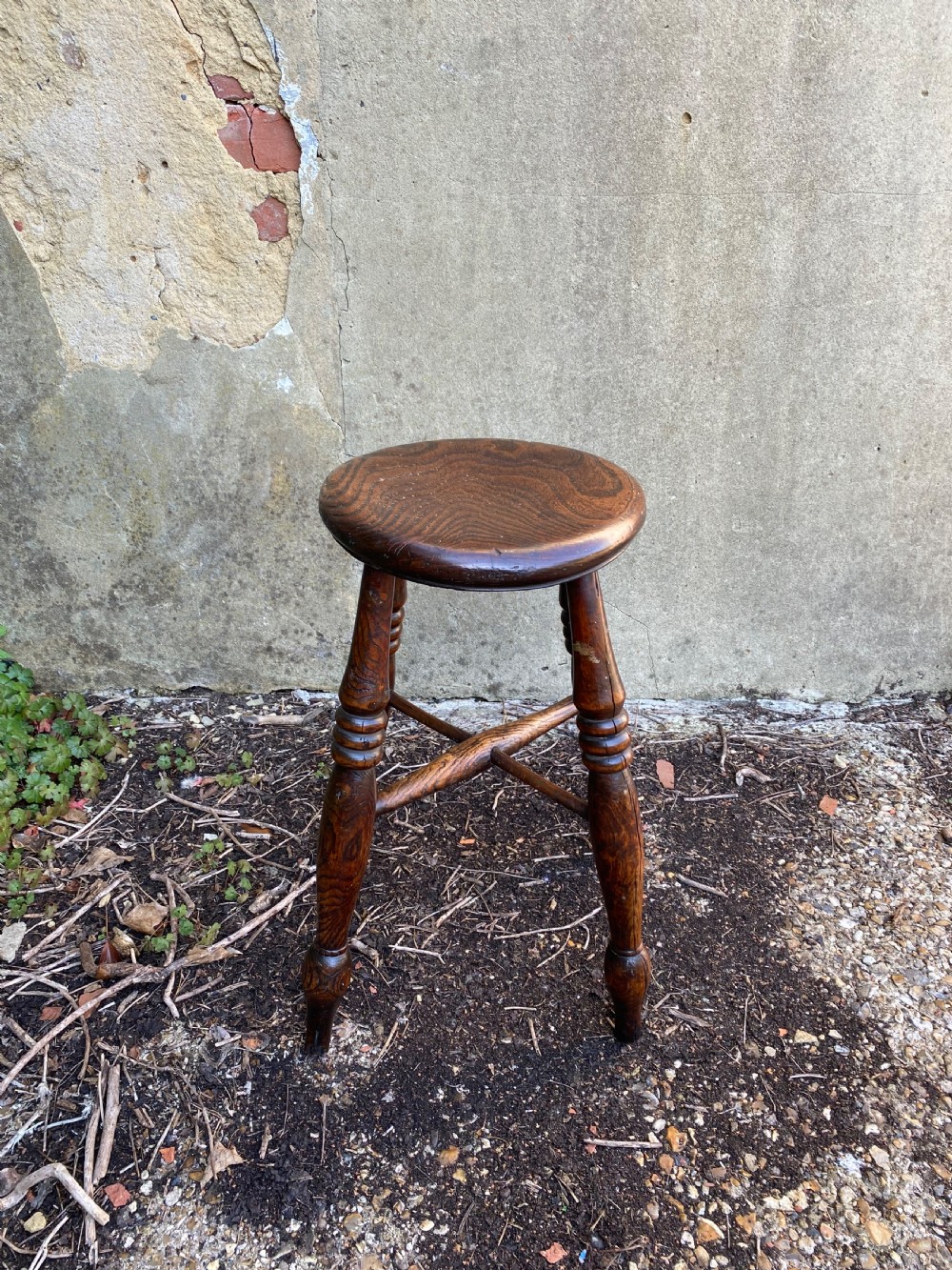 Antique Country Stool View V