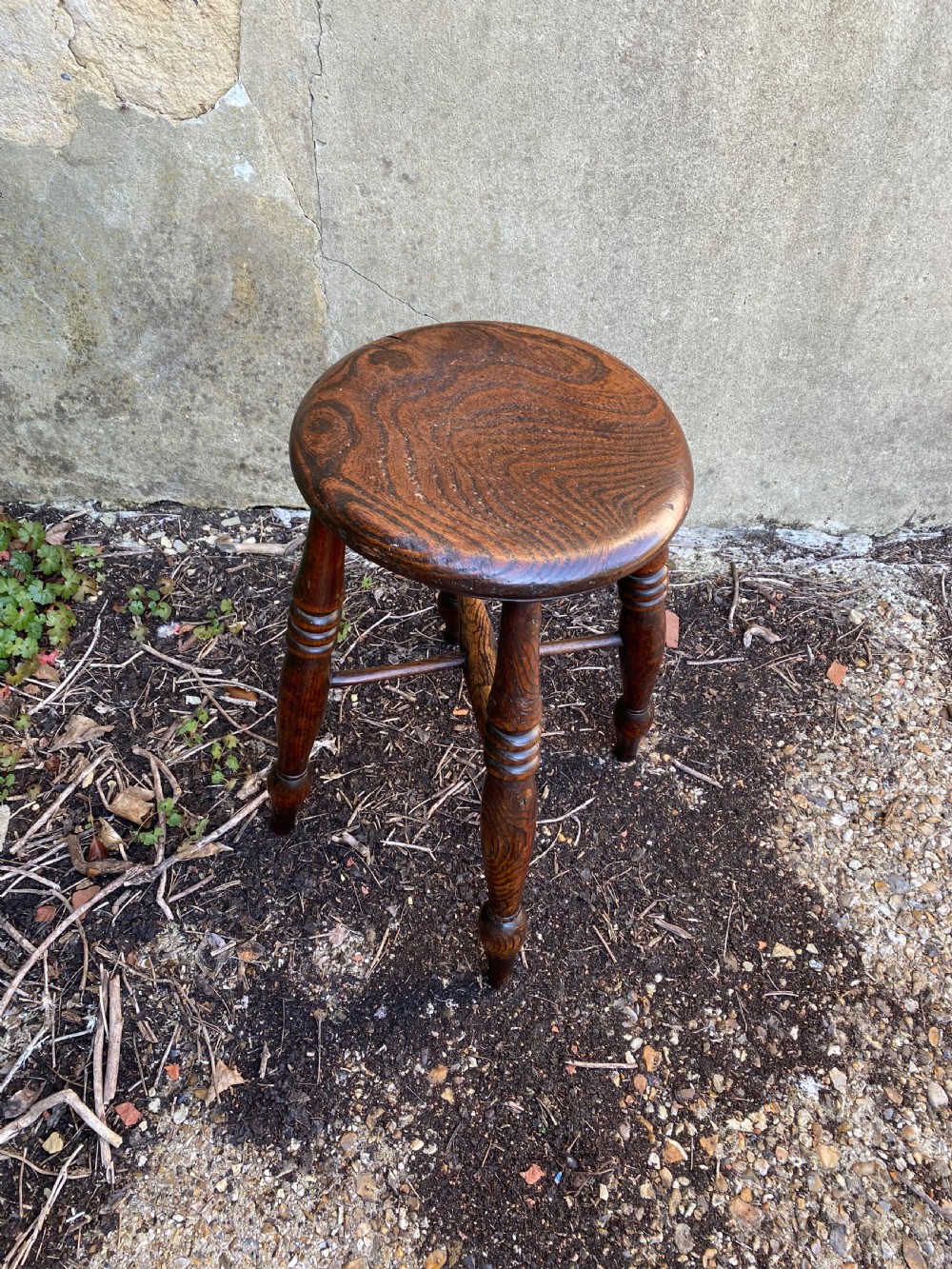 Antique Country Stool View VI