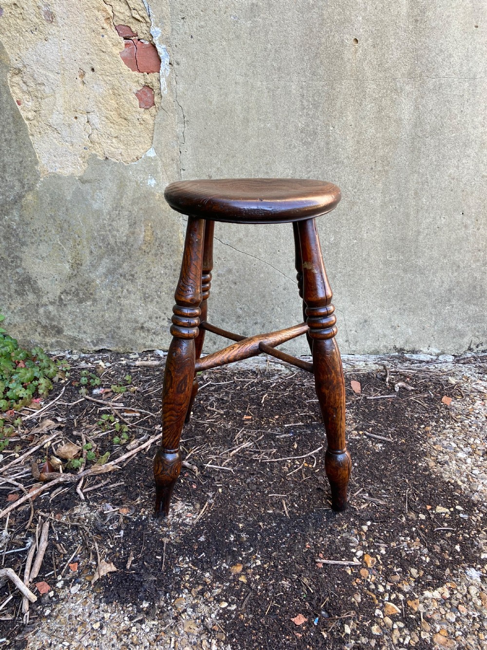 Antique Country Stool View VII