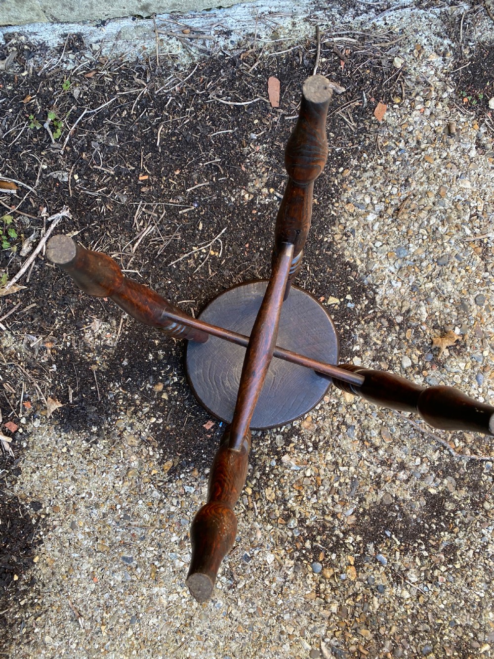 Antique Country Stool View XI