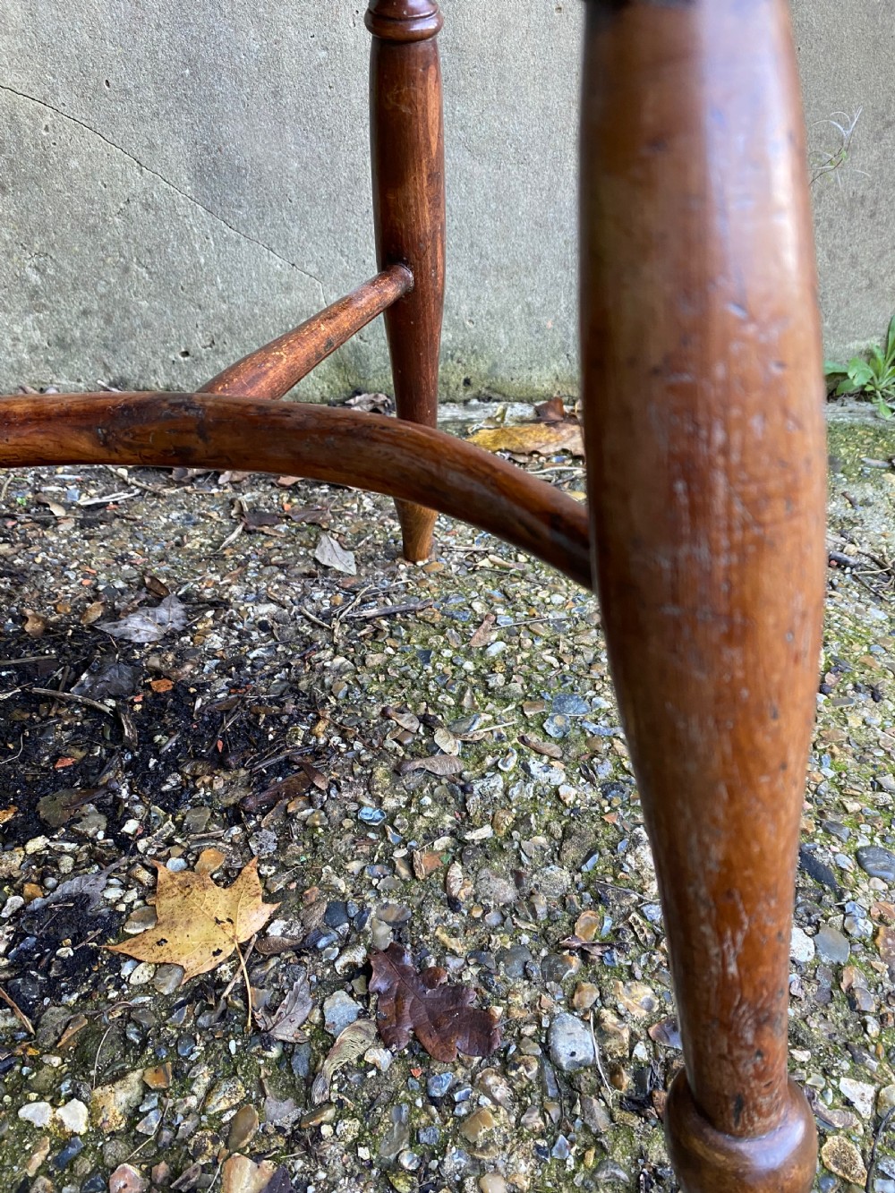 Antique Yew Wood Windsor Chair View XIV
