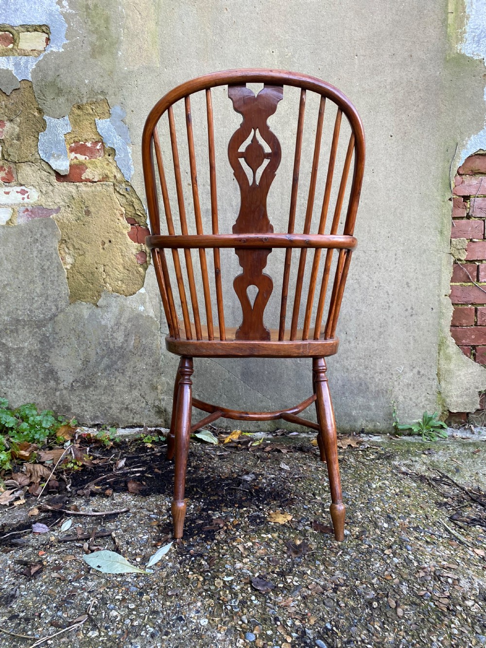 Antique Yew Wood Windsor Chair View XIX
