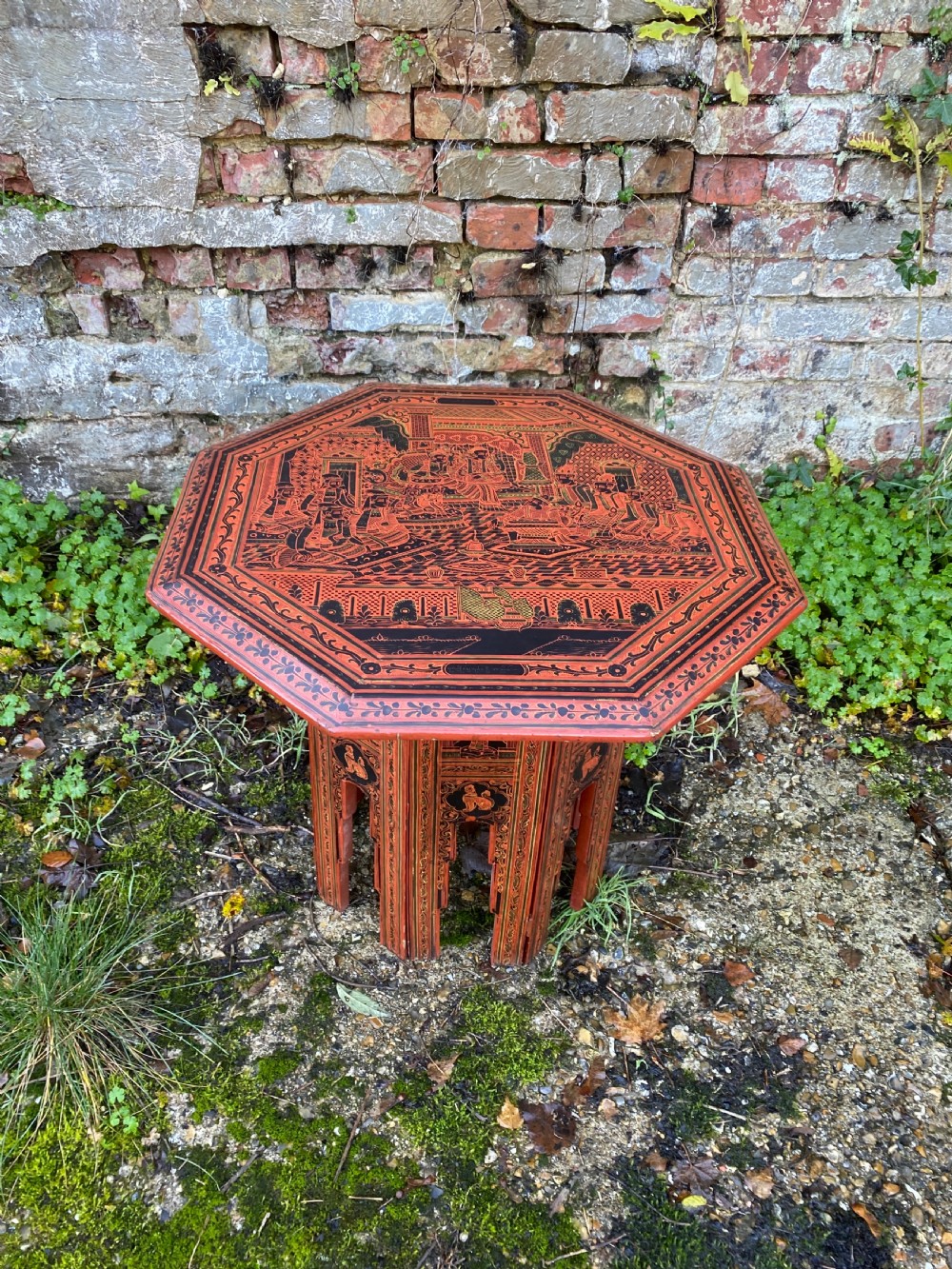 Antique Burmese Tea Table View II