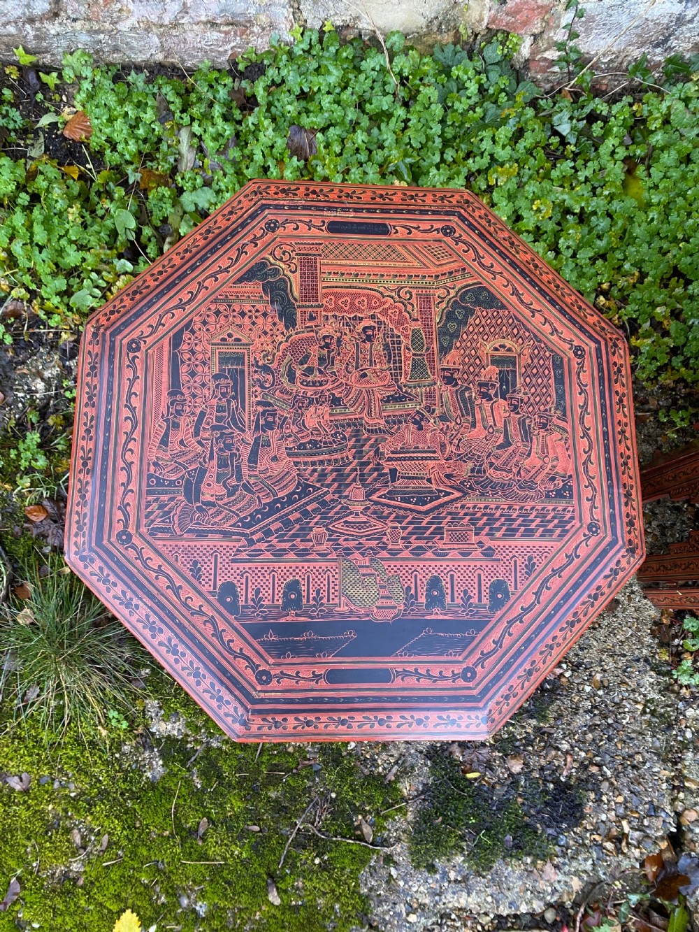 Antique Burmese Tea Table View III