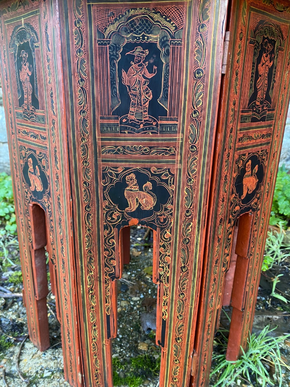 Antique Burmese Tea Table View V