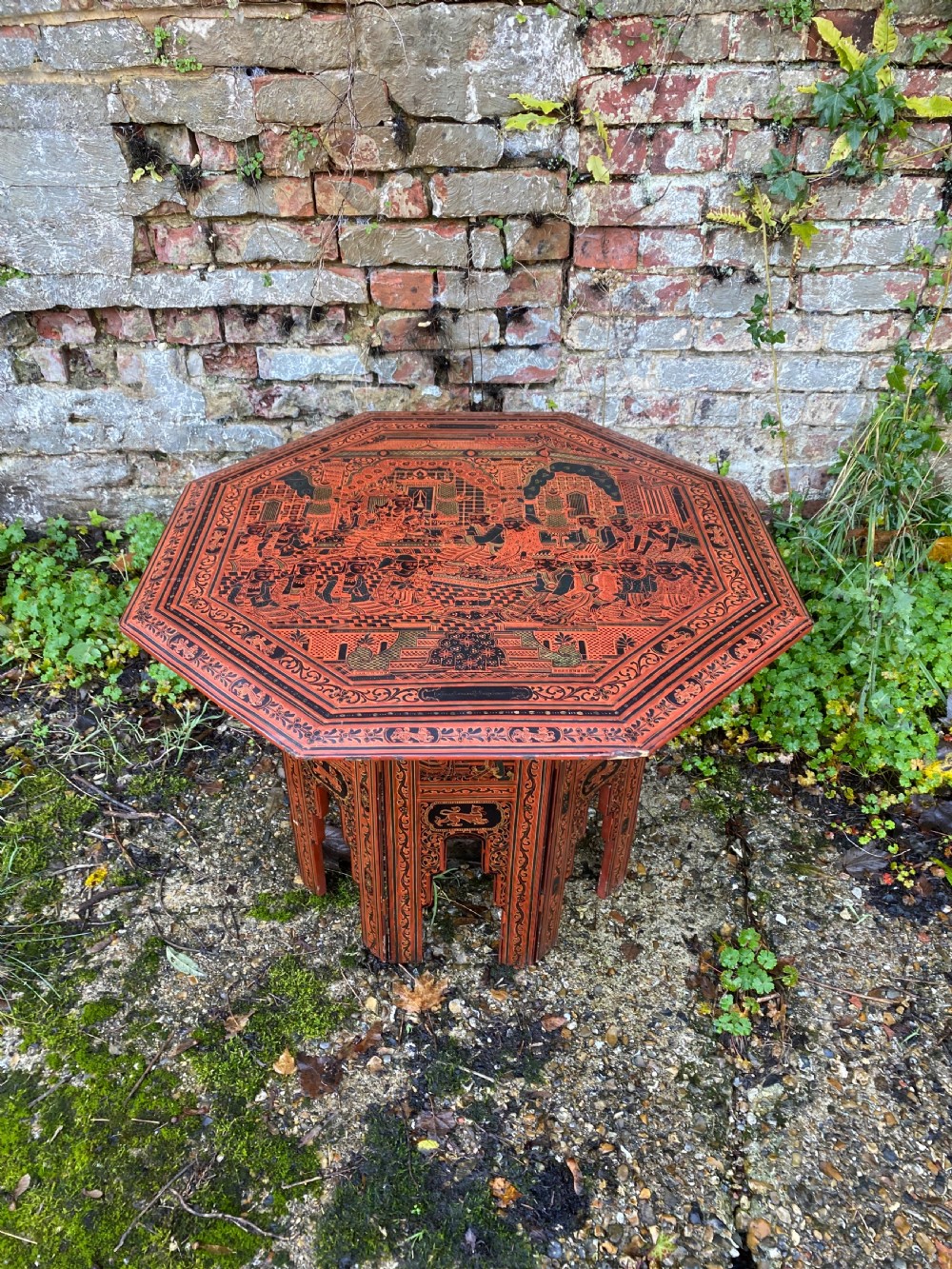 Antique Burmese Tea Table View II