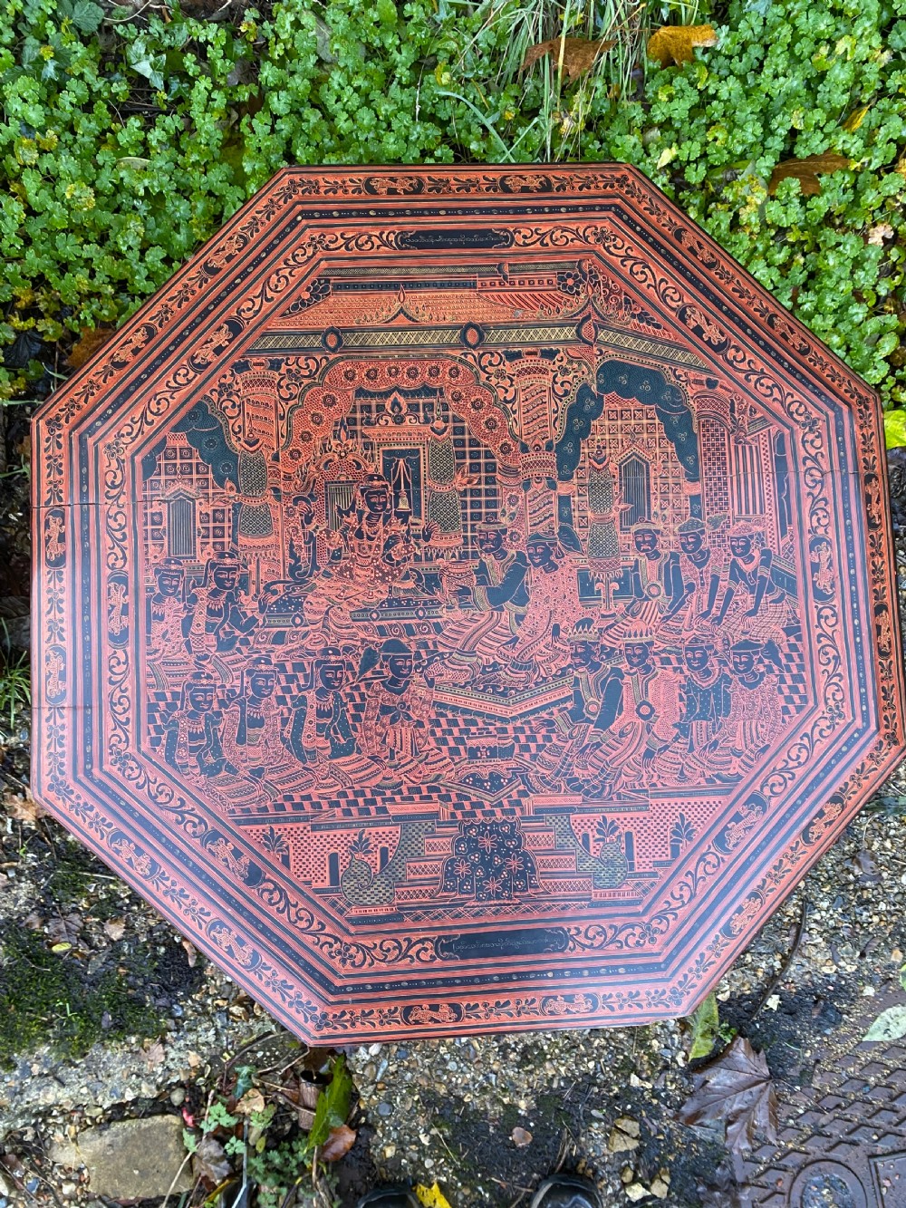 Antique Burmese Tea Table View III