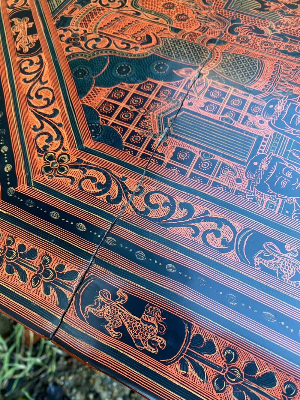 Antique Burmese Tea Table View VIII