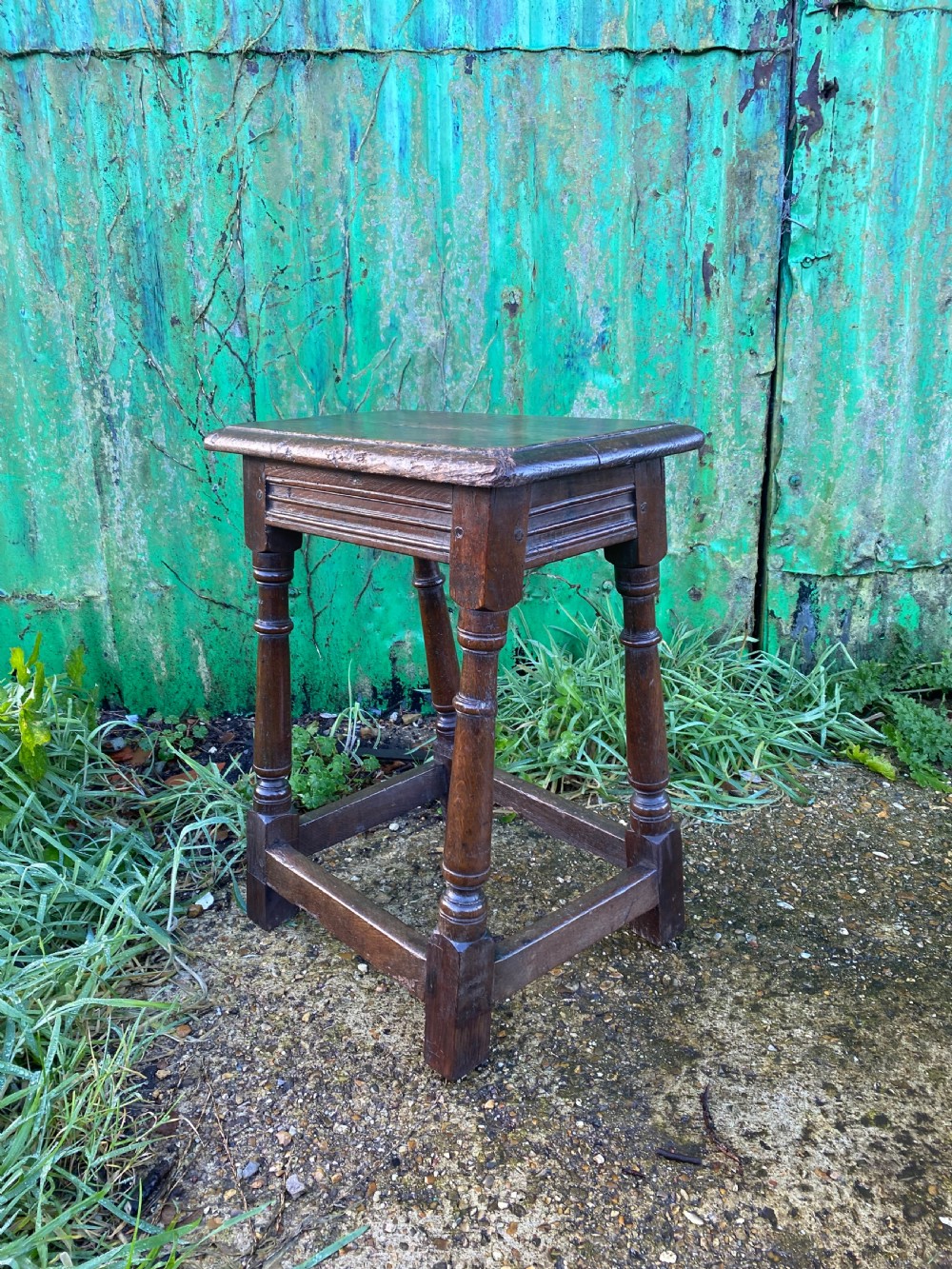 Antique Joint Stool View IV
