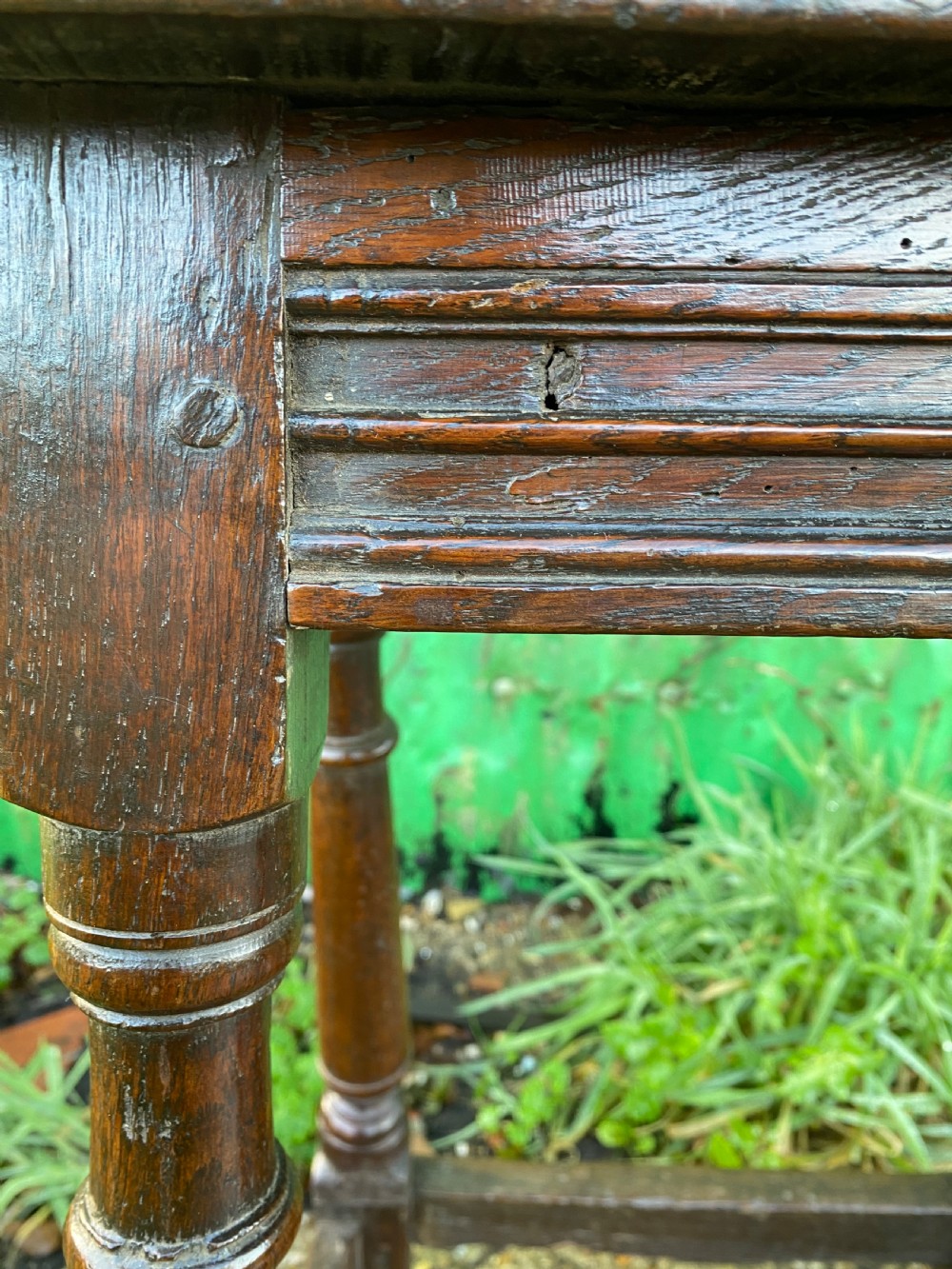 Antique Joint Stool View XI