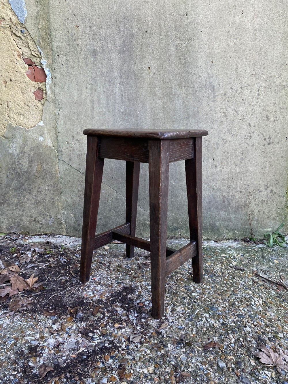 Georgian Oak Stool View II