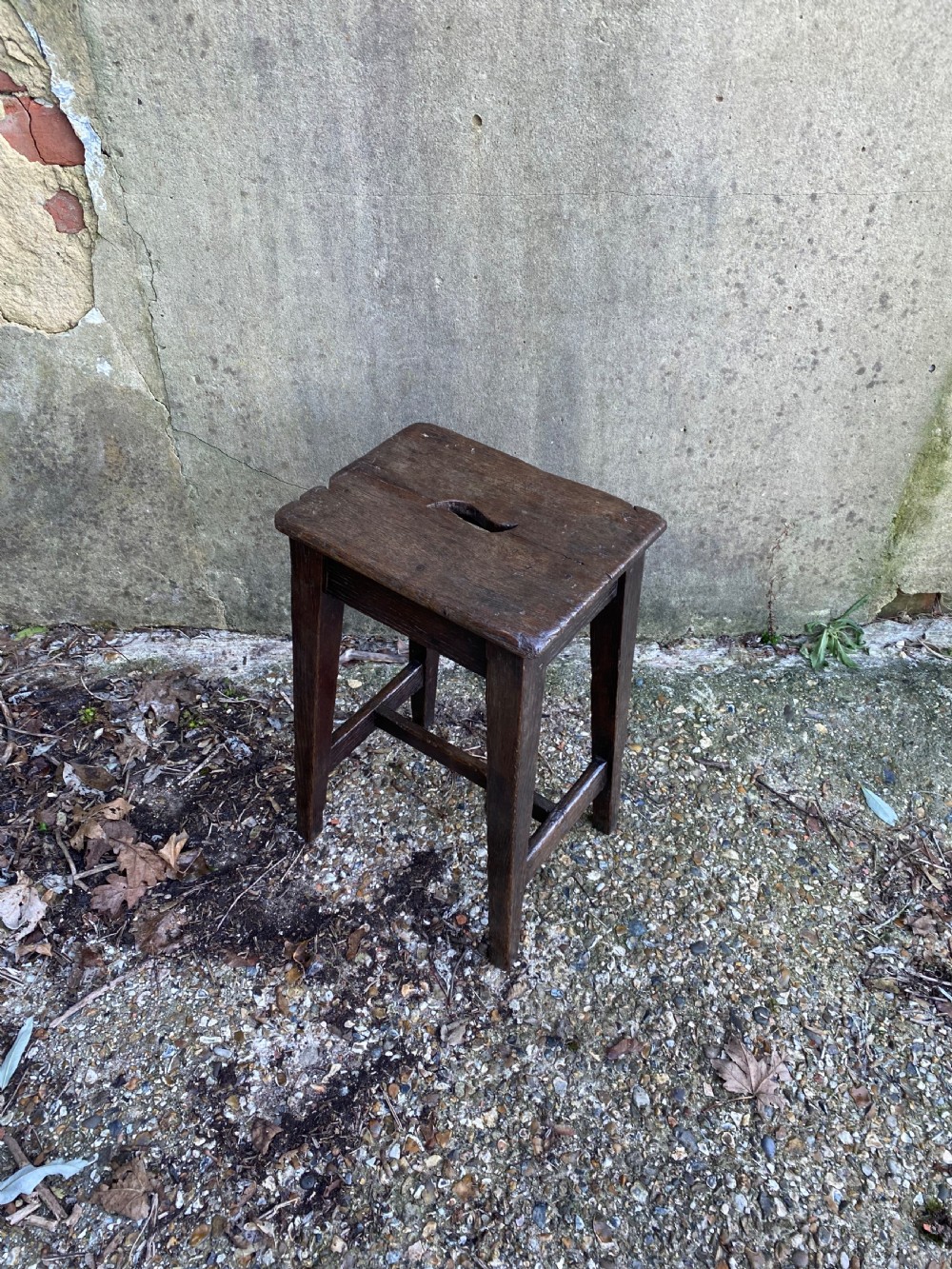 Georgian Oak Stool View III