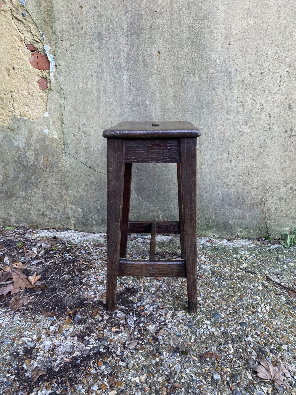 Georgian Oak Stool View V