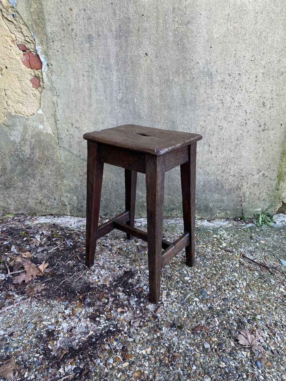 Georgian Oak Stool View VI