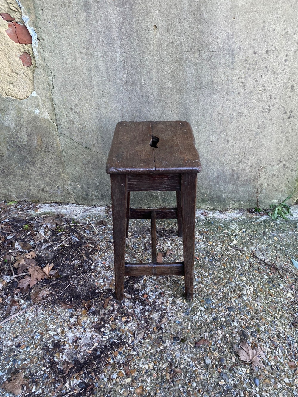 Georgian Oak Stool View VIII