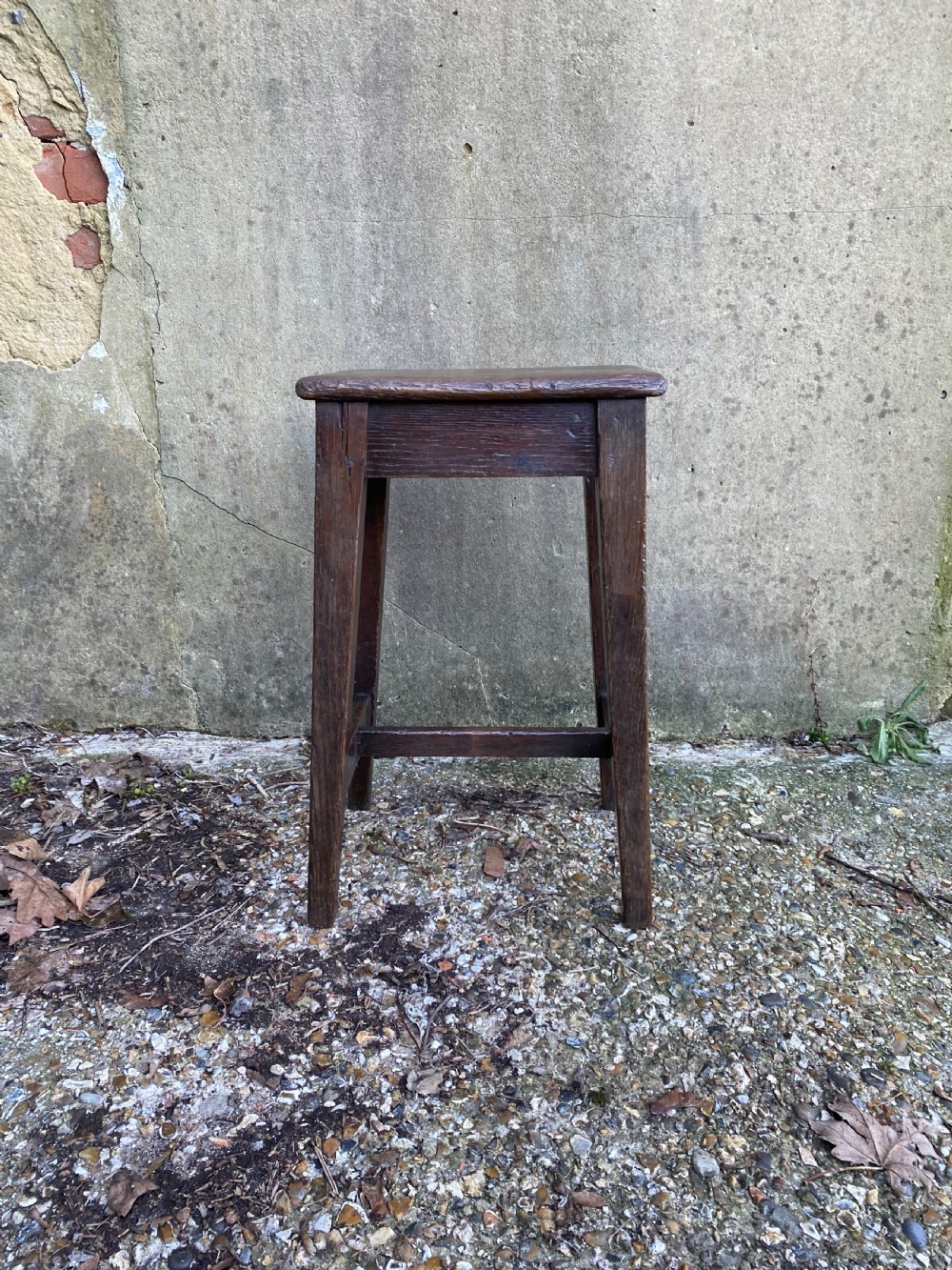 Georgian Oak Stool View X