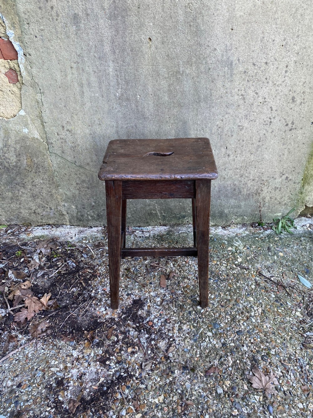 Georgian Oak Stool View XI
