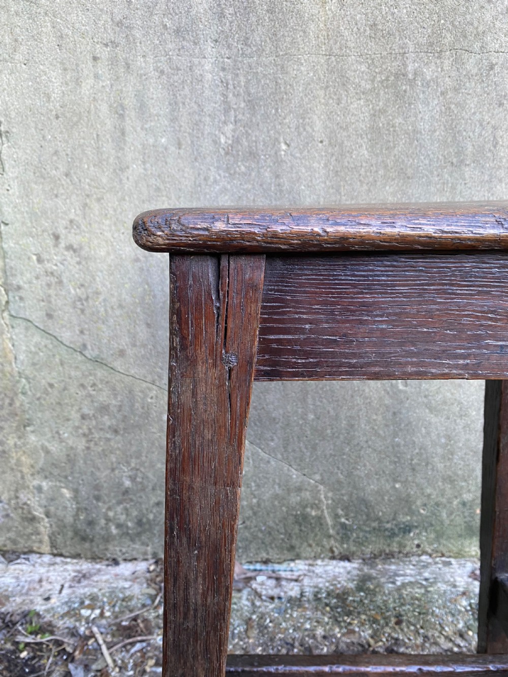 Georgian Oak Stool View XII