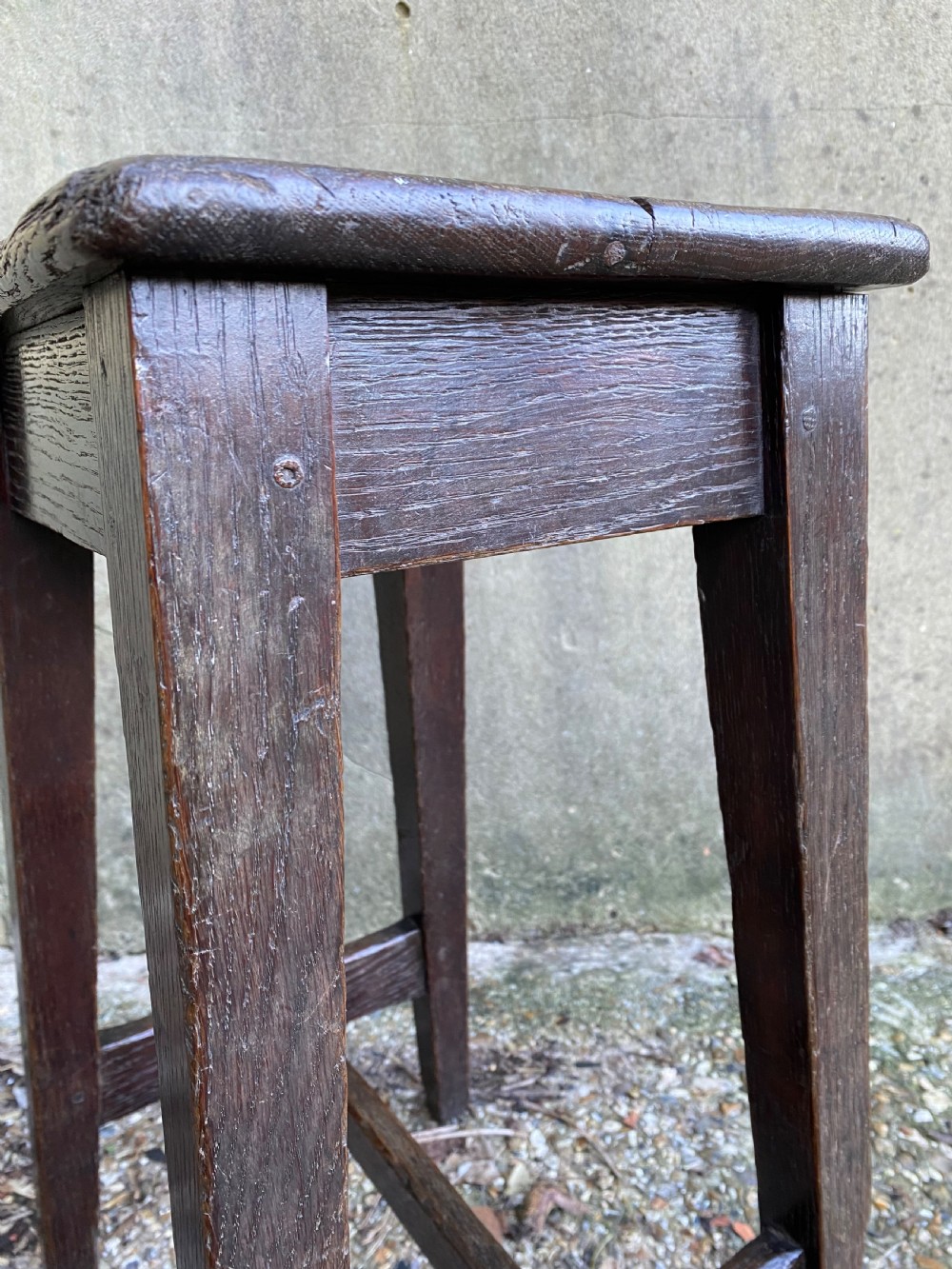 Georgian Oak Stool View XIII