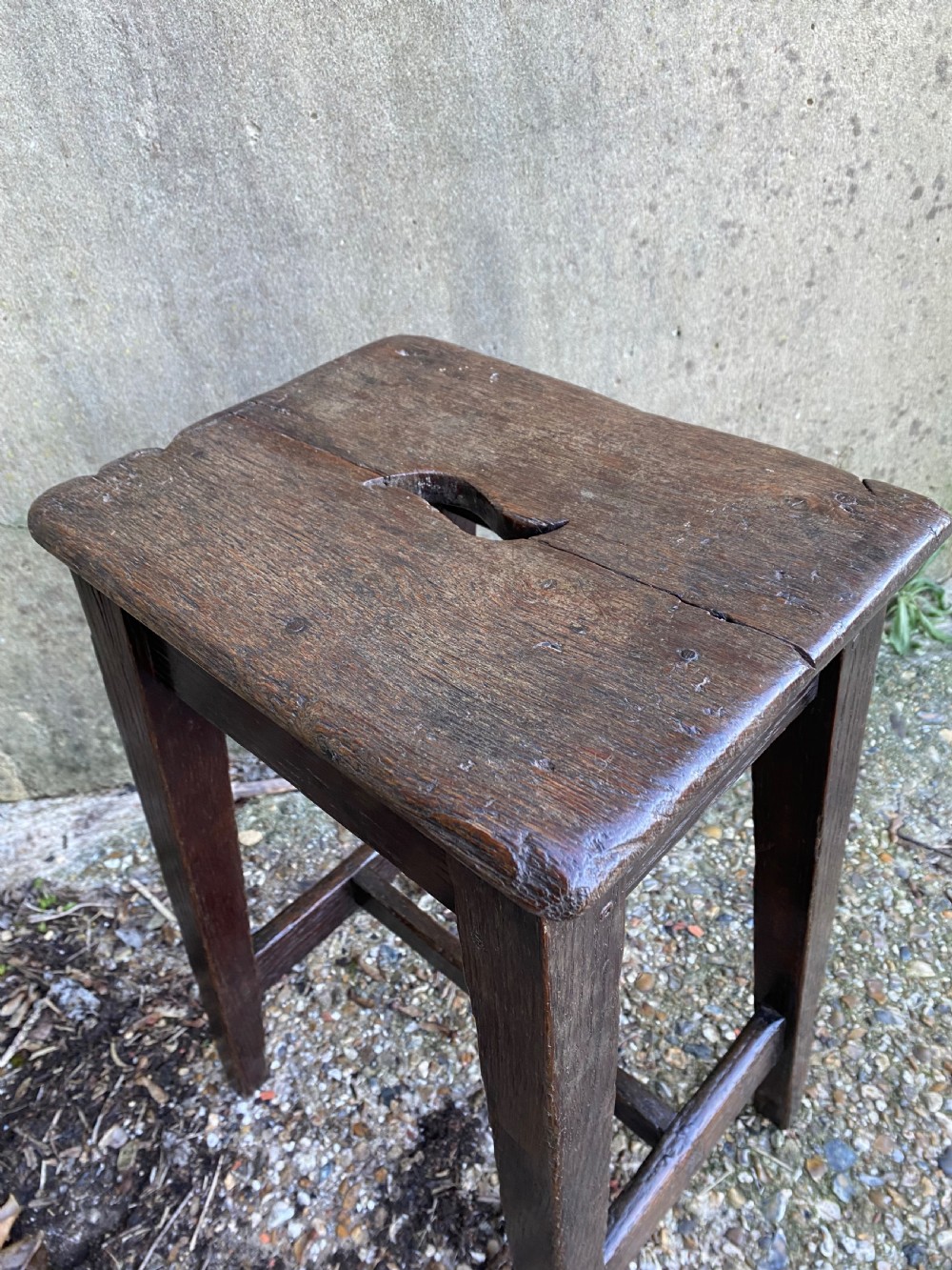 Georgian Oak Stool View XVI