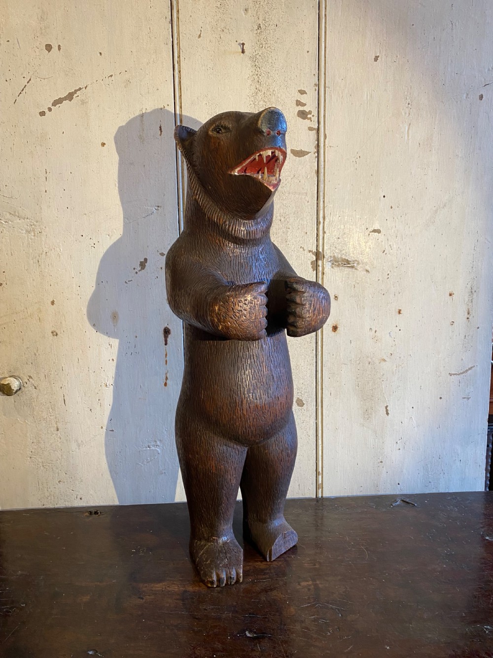 Antique Carved Wood Bear ‘Black Forest’