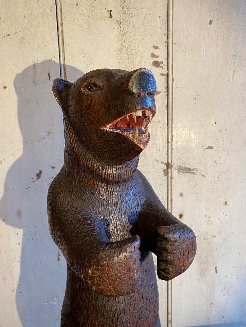 Antique Carved Wood Bear ‘Black Forest’ View II