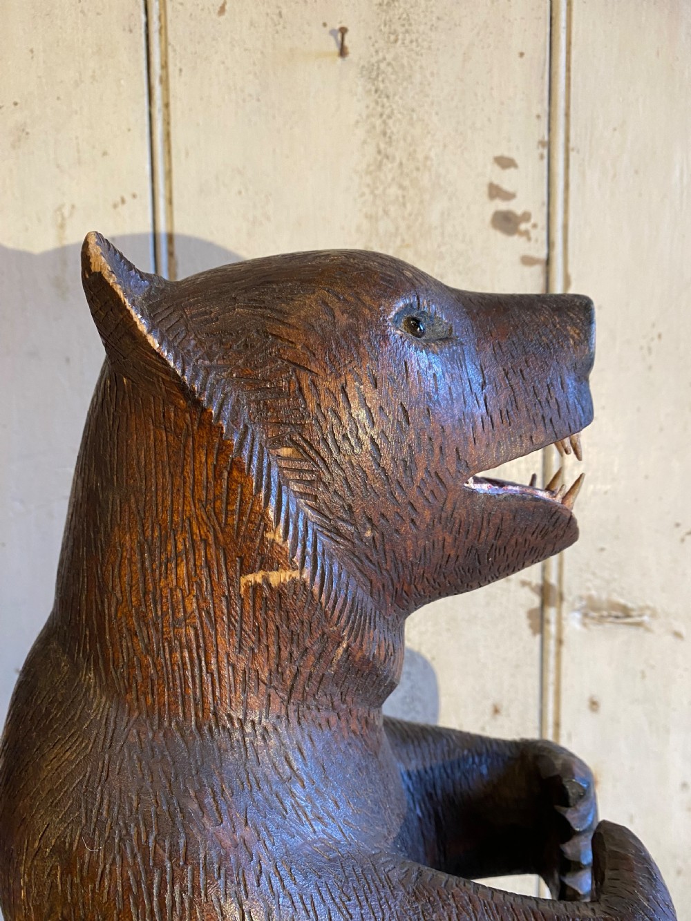 Antique Carved Wood Bear ‘Black Forest’ View IV