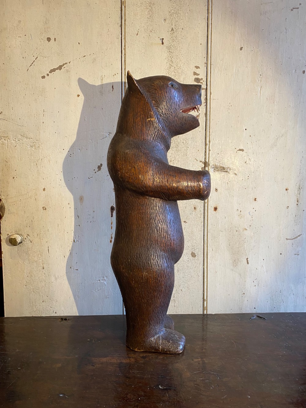 Antique Carved Wood Bear ‘Black Forest’ View VI