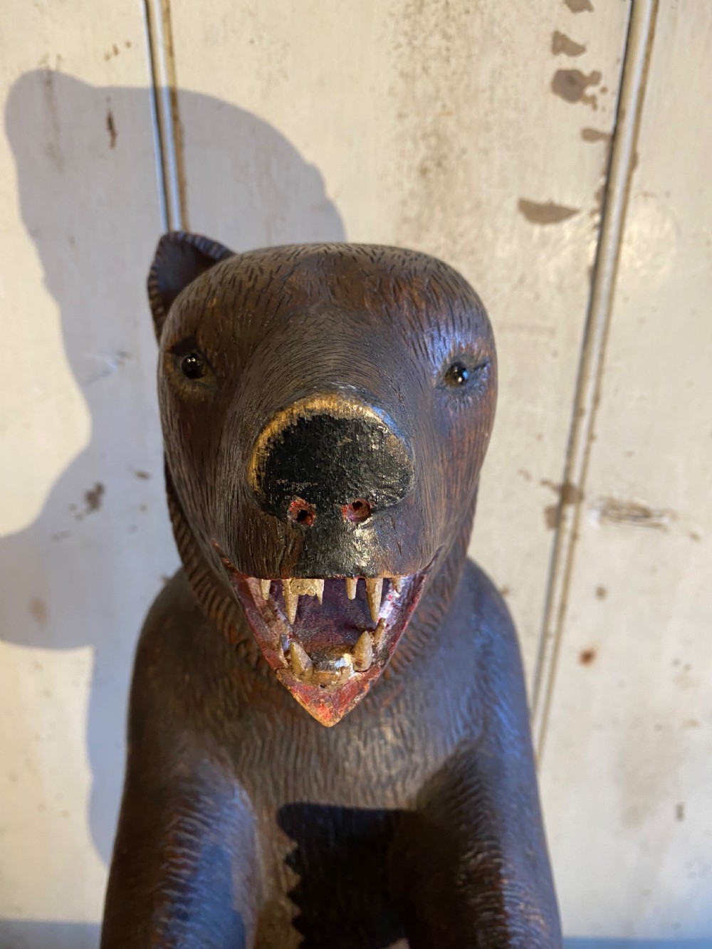 Antique Carved Wood Bear ‘Black Forest’ View VII